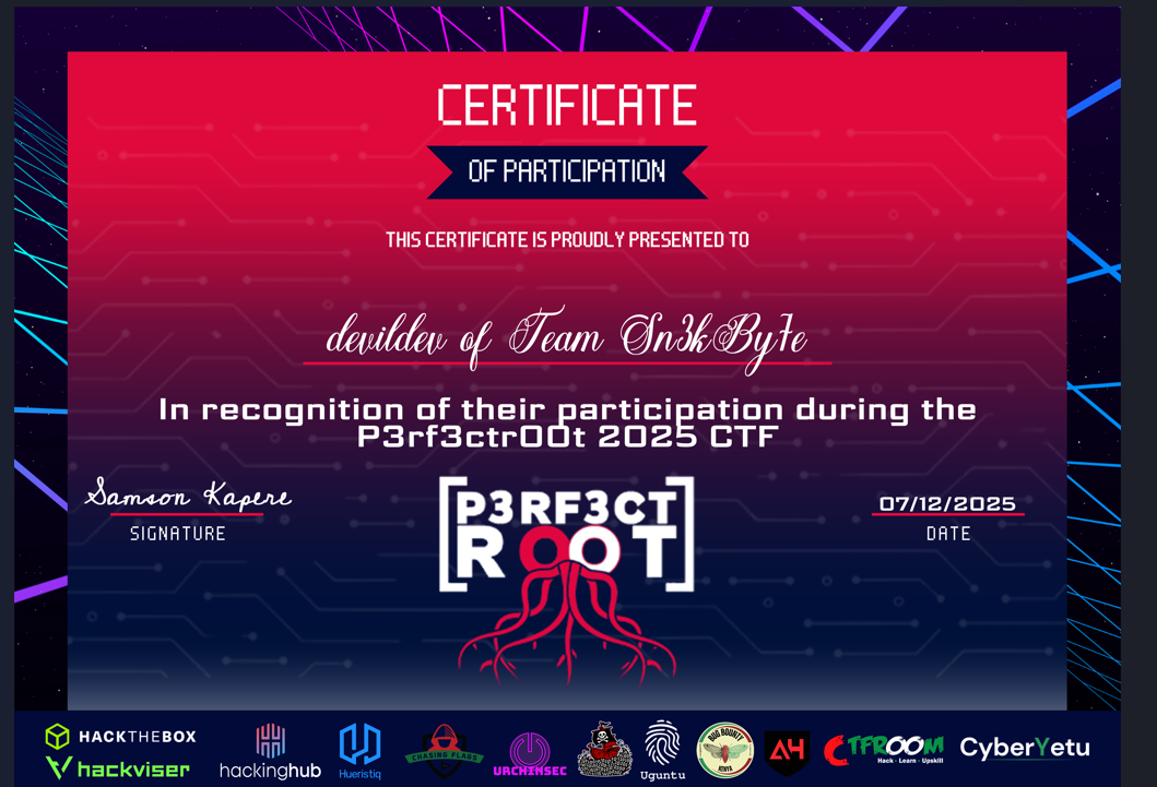 Perfect CTF