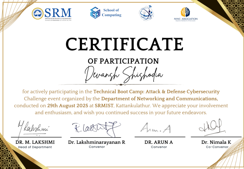 SRM Bootcamp
